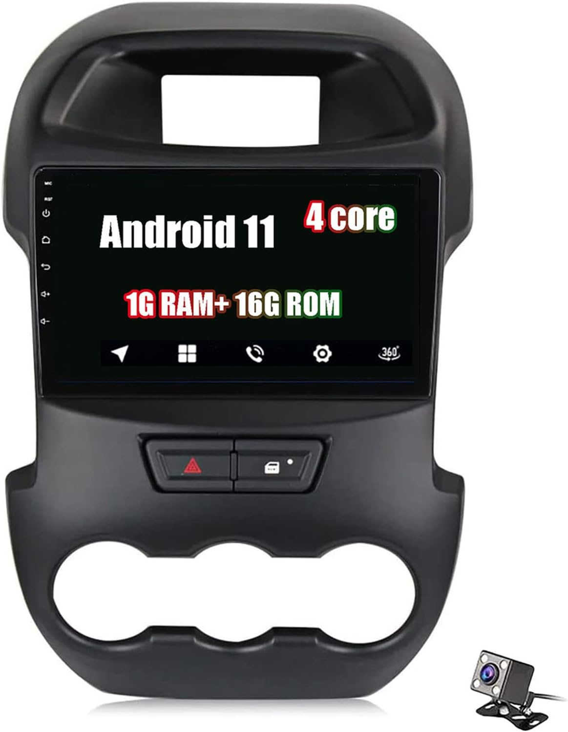 Car Multimedia Player Car Stereo Bluetooth Navigation GPS System 9 inch IPS DSP 4G WiFi BT FM AM Carplay RDS DSP GPS for Ford Ranger 2011-2014 Car Entertainment Radio