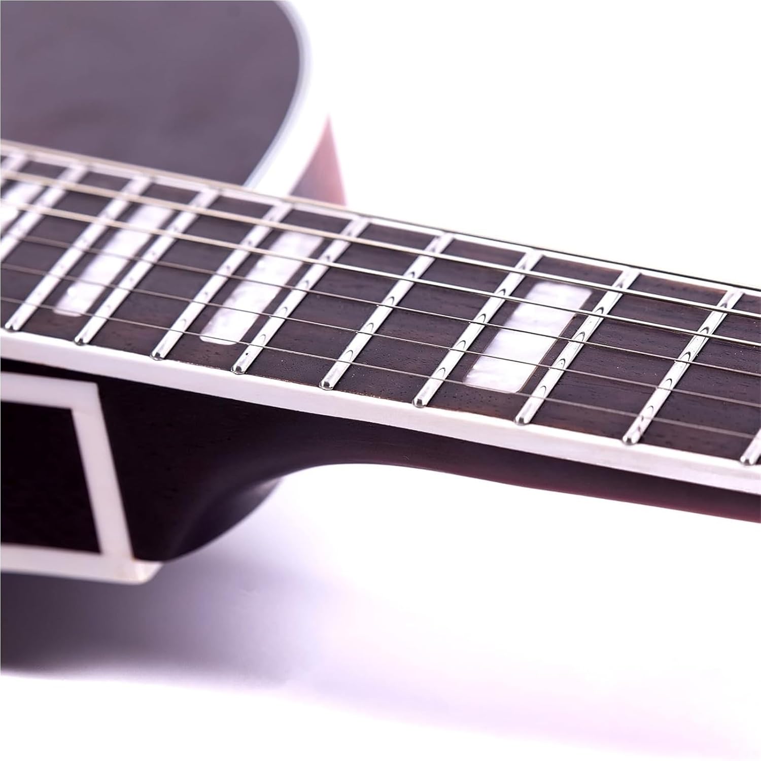 Beginner Electric Guitar Kits Semi Hollow Body Electric Guitar Matte Finished With Gigbag(Red)