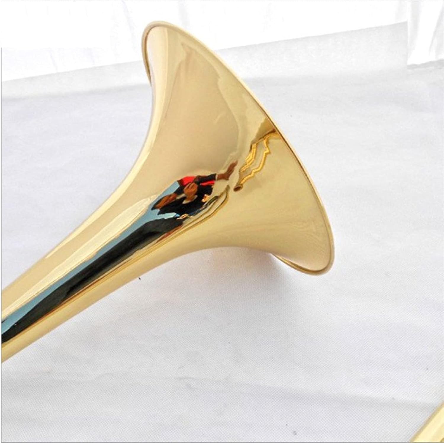 Student Trombone Trombone Natural Brass Finish for Trumpet Cross Player with Designer Hard Shell Trombone Kit
