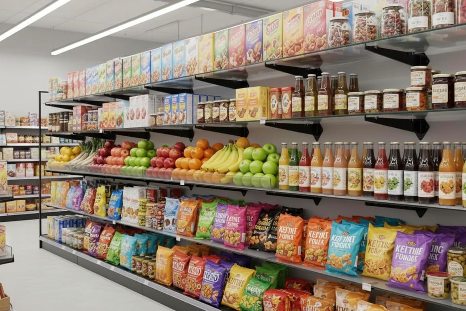 WISDOMFUR 5-Pack Tempered Glass Shelf Panels – 14