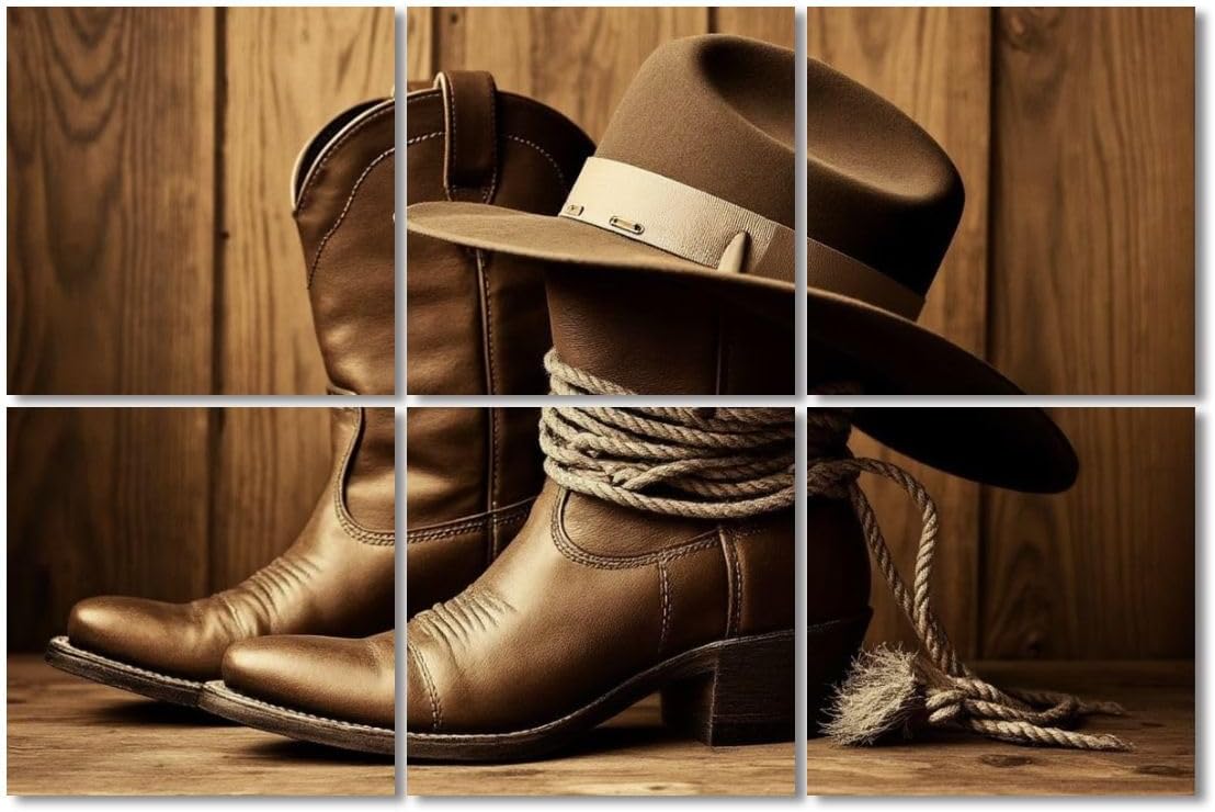 6 Pack Art Acoustic Panels Sound Absorbing Western Decor Rope Wooden Realistic Warm Tones Natural Texture Decorative Soundproof Wall Panels Self Adhesive for Recording Studios Office 72