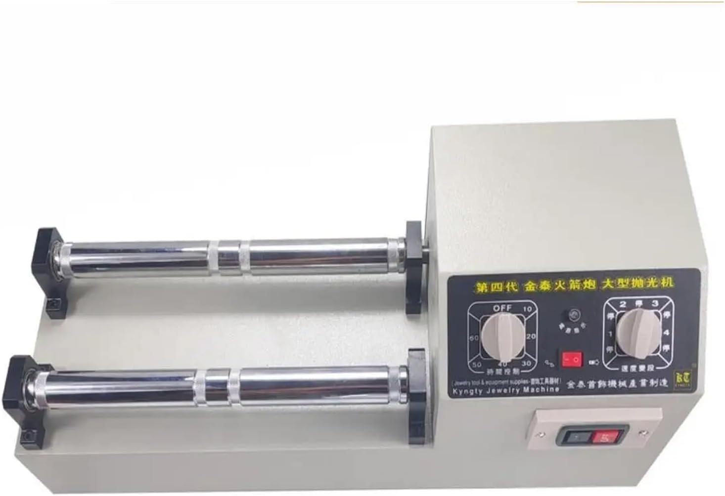 KT1320 11kg Large Capacity Rotary Tumbler Polishing Barrel Drum Polish Machine Jewelry Rolling Polish Gold Silver Tools