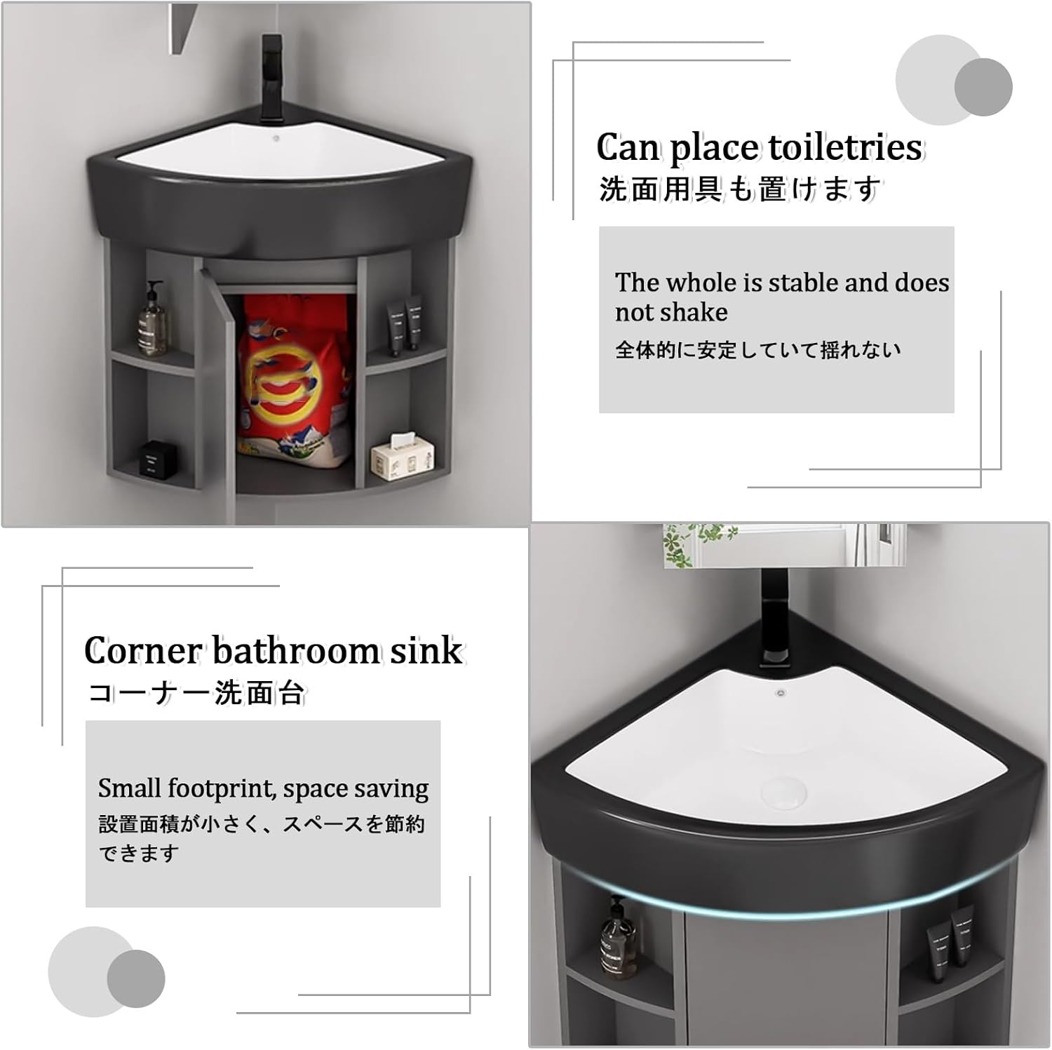 Wall Mount Bathroom Vessel Sink Small Wall Mount Sink Floating Bathroom Sink Corner Wall Mount Multifunctional Practical Ceramic Sink for Bathroom,Laundry Room,Living Room