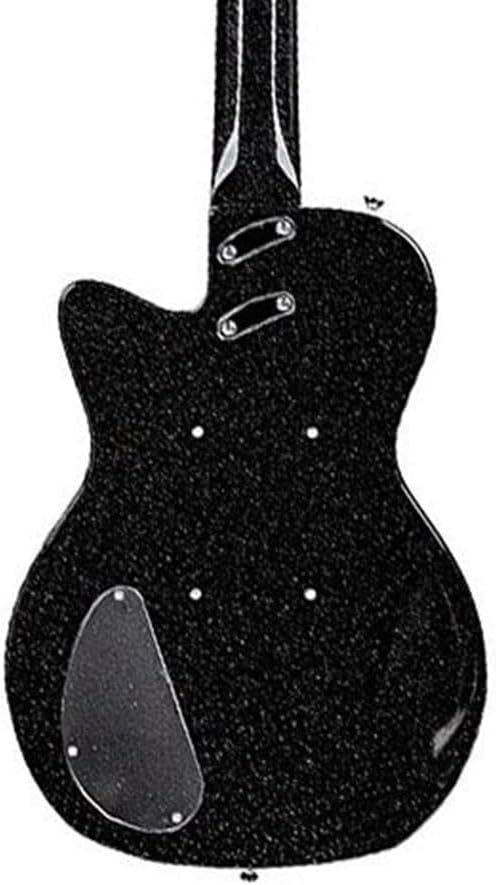 Silvertone 1444 Classic Series Short Scale Bass - Black Silver Flake