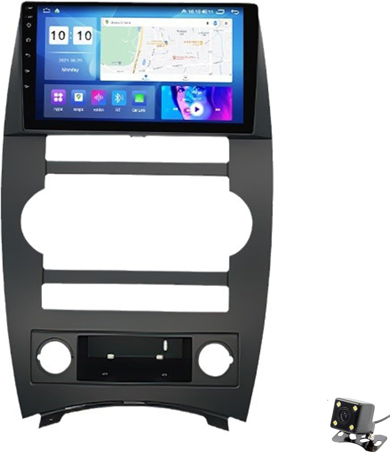 ADMLZQQ Double Din Car Stereo Multimedia with Bluetooth and 9