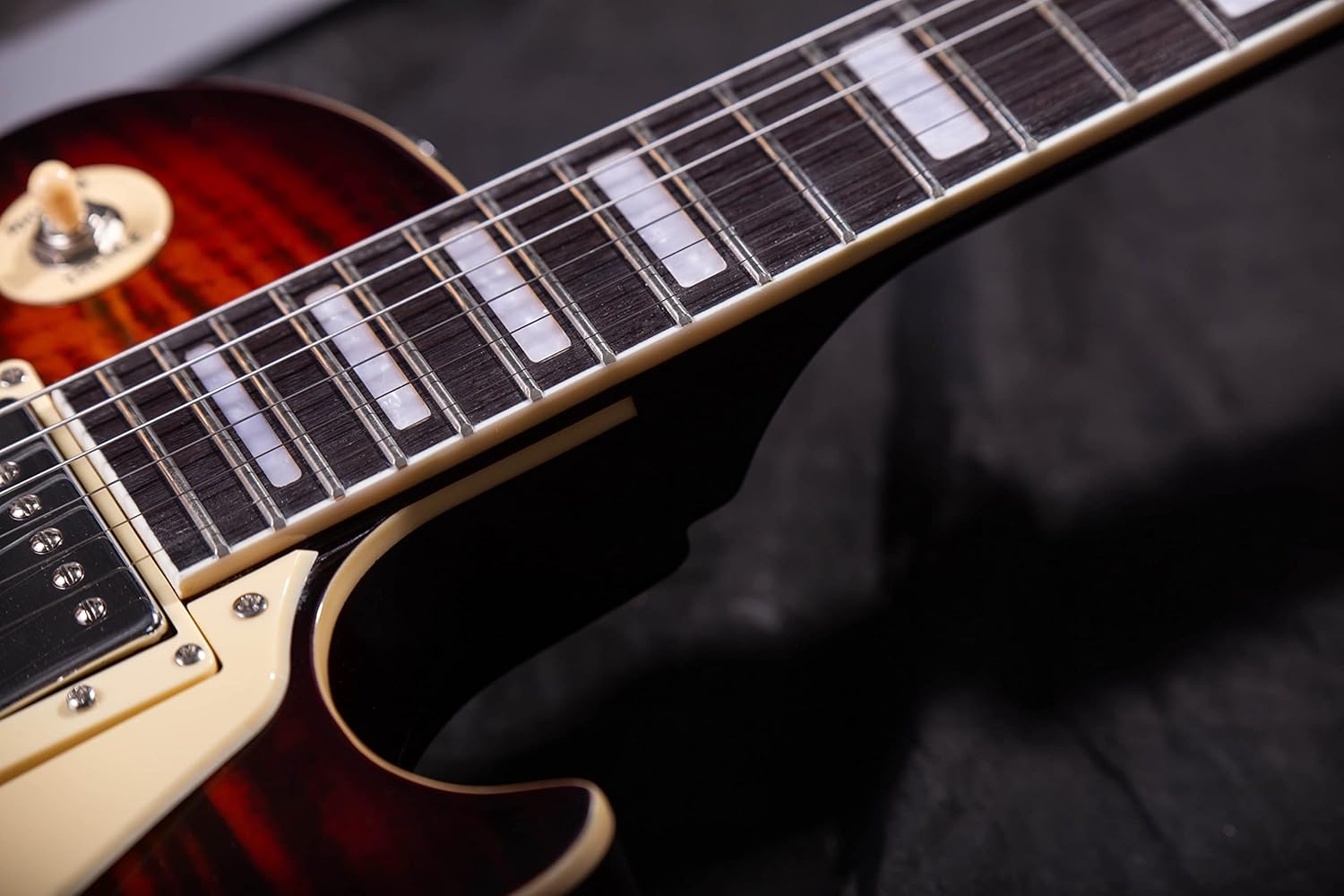 Grote Electric Guitar Solid Body LPYS-006 Maple Neck, Stainless Steel Frets, Ideal for All Levels, with Gigbag(VS)