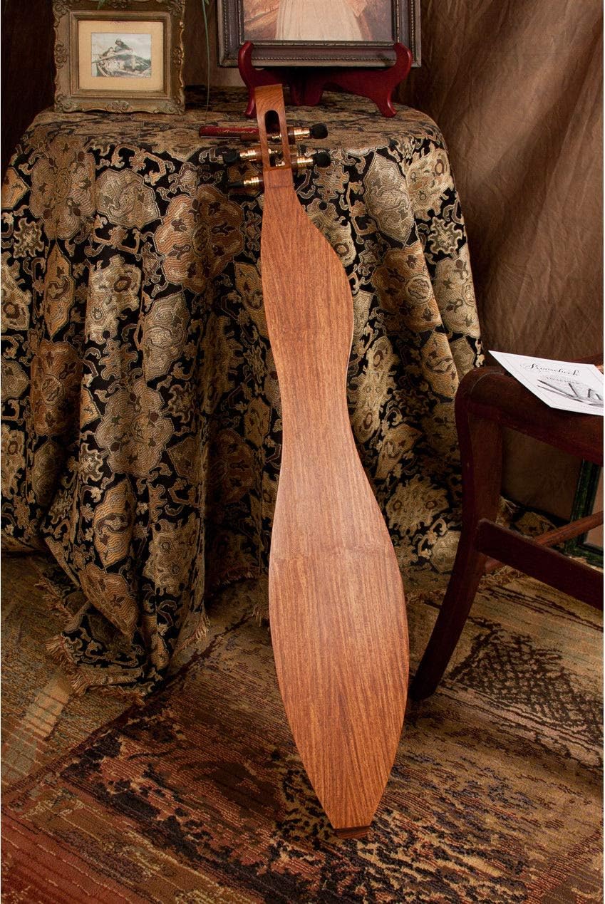 Mountain Dulcimer Package Includes: Roosebeck Mountain Dulcimer 4-String Cutaway - F-Holes + Roosebeck Universal Padded Mountain Dulcimer Gig Bag Case & Snark Clip-On Chromatic Tuner