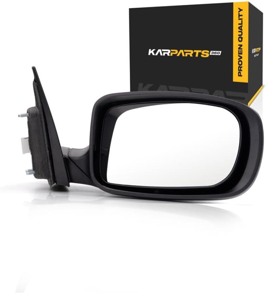 For Chrysler 200 2011 2012 2013 2014 Door Mirror Passenger Side | Power Glass | Heated | Manual Folding Type | Chrome | Replacement For CH1321329 | 68081540AB-PFM