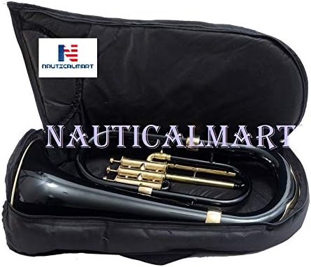 Bb Euphonium 3 Valve - Black Musical Instrument Gift