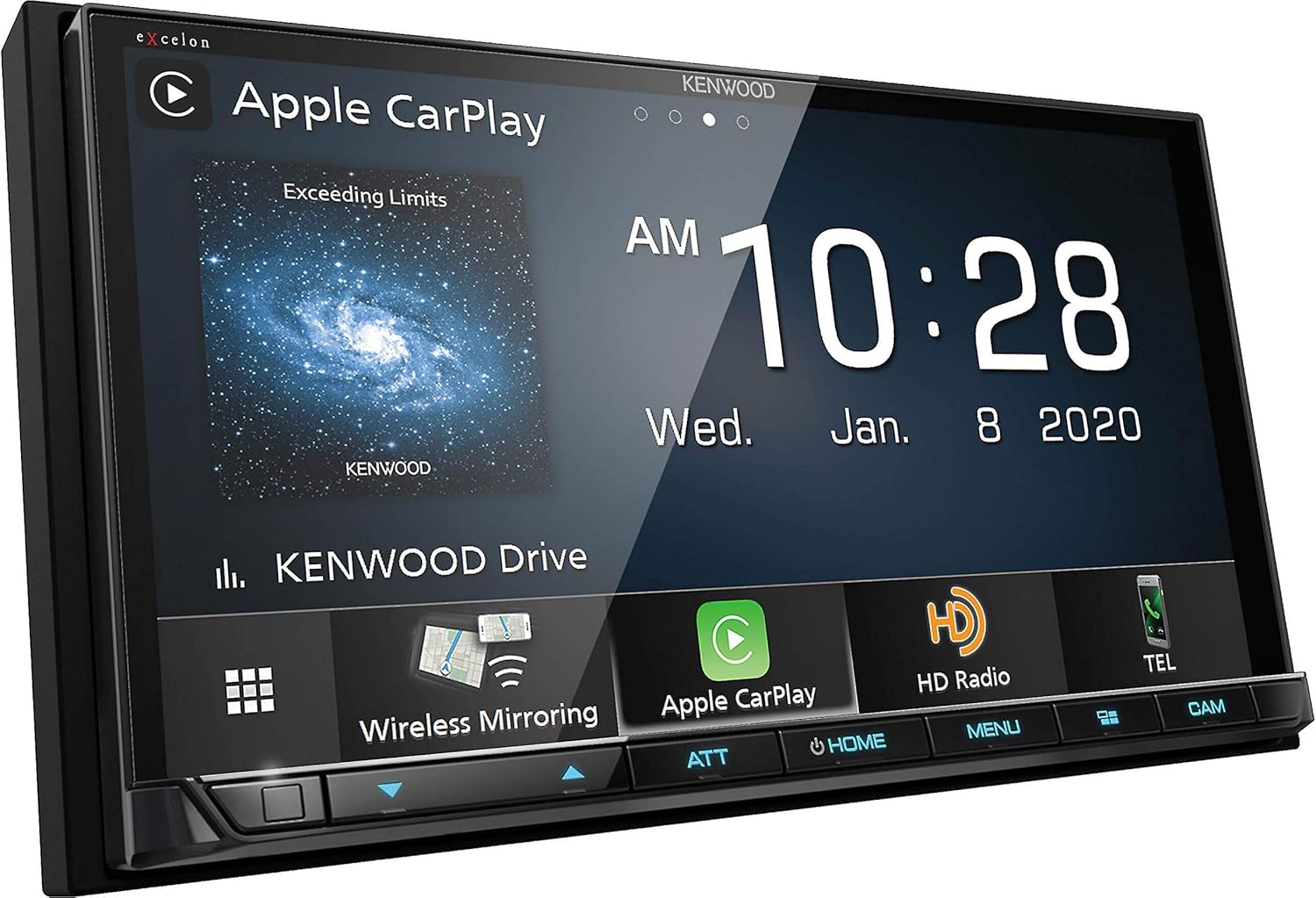 Kenwood DMX907S Excelon 6.95 Inch Capacitive Screen Multimedia Receiver (Renewed)