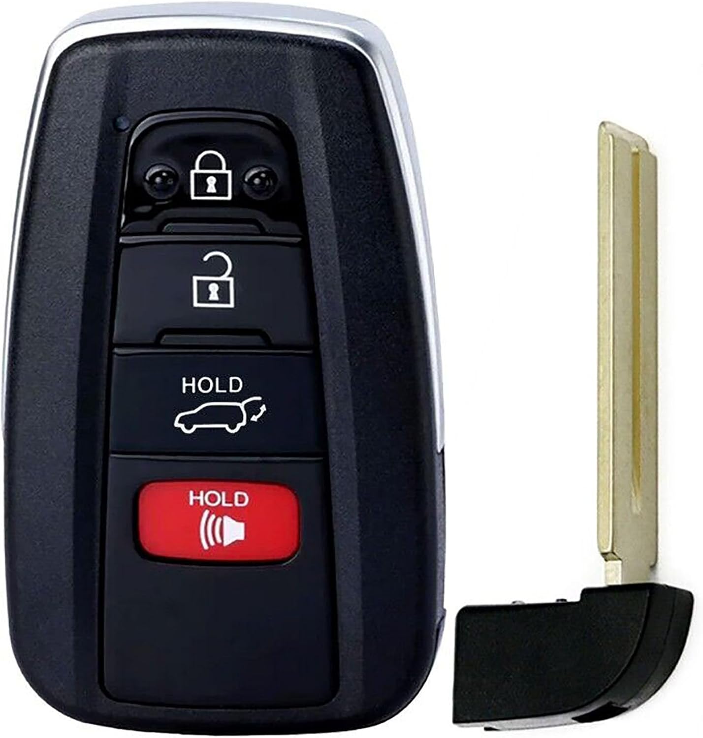 1x New Quality Replacement Proximity Key Fob Compatible with & Fit for 2019 2020 2021 Toyota RAV4 - MPN HYQ14FBC-08