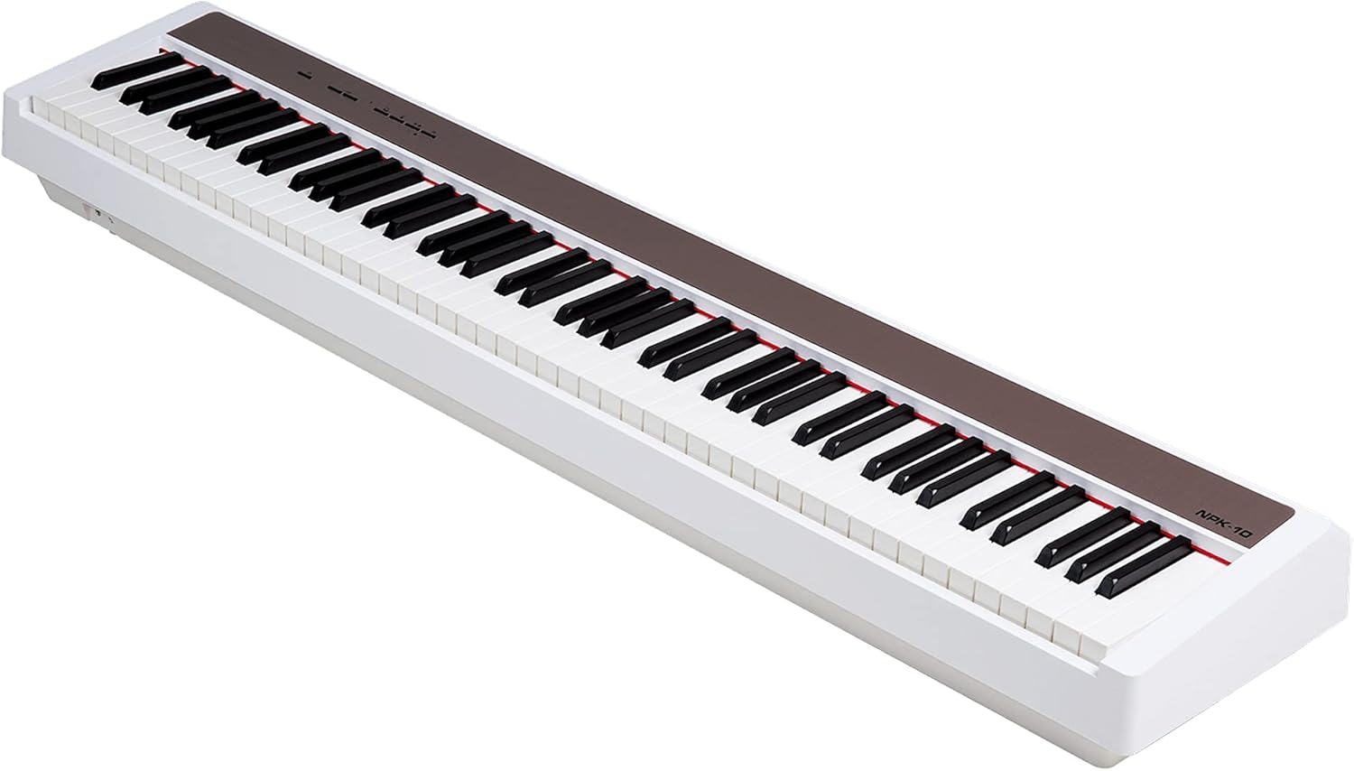 NuX NPK-10 88-Key Scaled Hammer-Action Portable Digital Piano, White