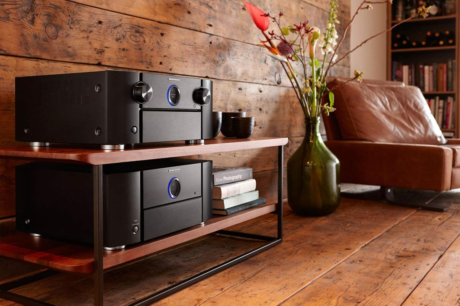 Marantz MM7055 Power Amplifier – 5-Channel Amp for Ultimate Home Theater & Audio Systems | High-Power Capability, Quality & Design | Gold-Plated Terminals