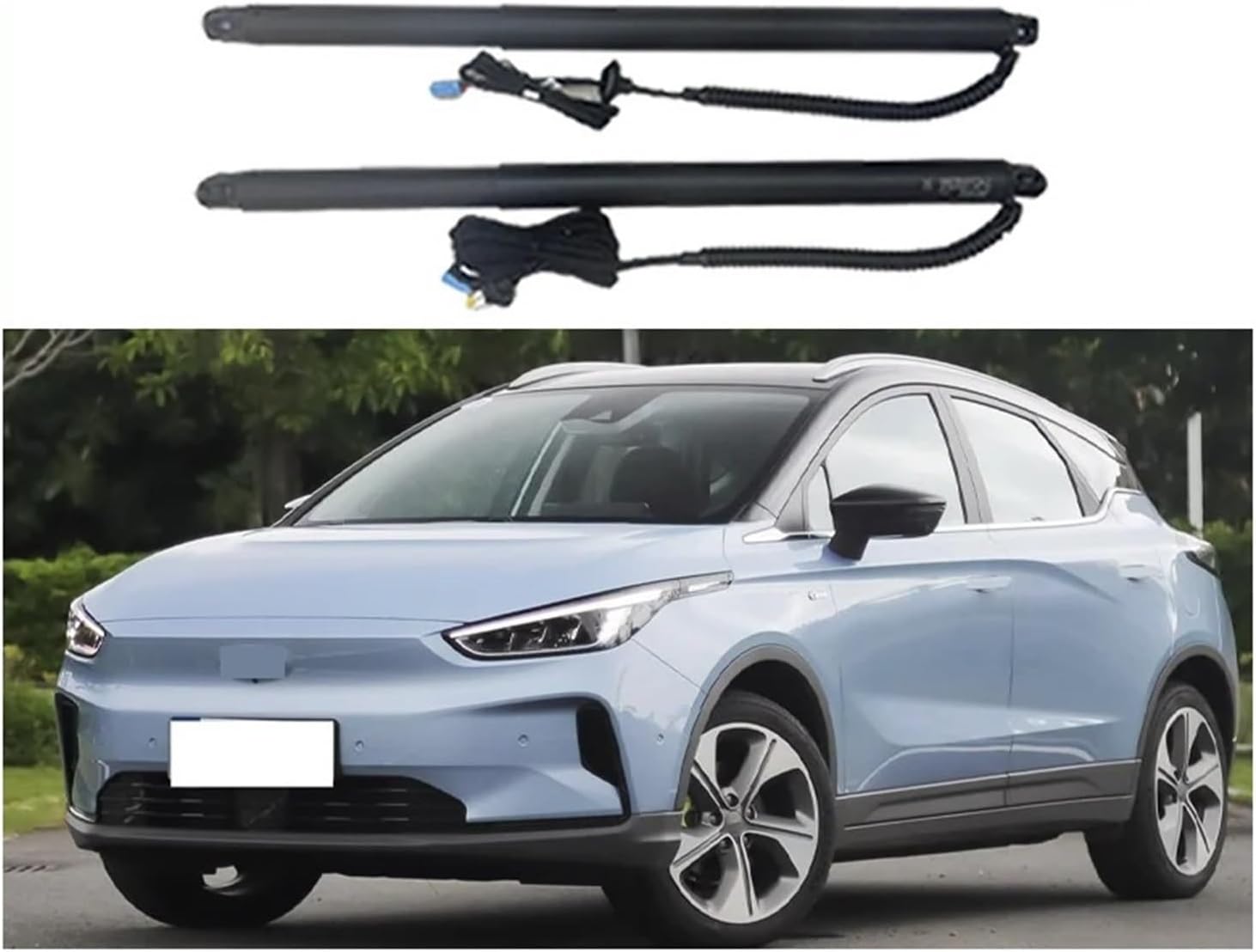 Car Electronics Tailgate Smart Electric Accessories Tail Gate Lift Compatible with Geely Geometry C 2020-2022 Trunk Spring Foot Sensor(with Kick Senor)