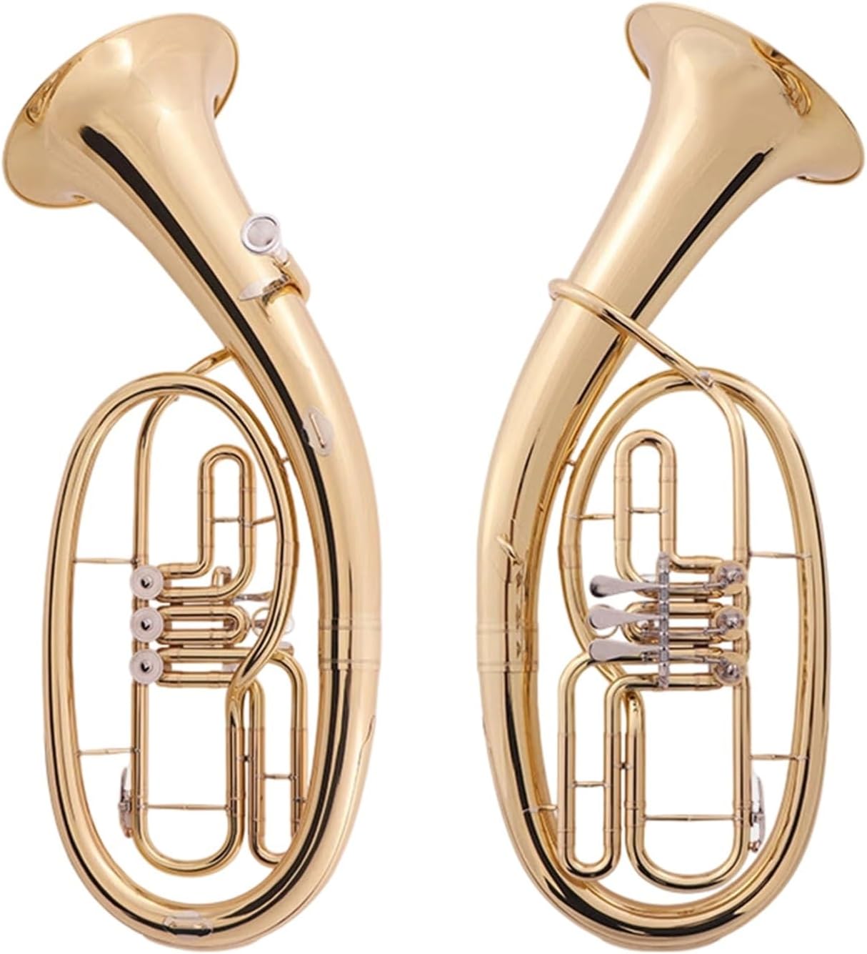 Suitable For Beginners Flat Key Tenor Horn B Euphonium Brass Instrument Euphonium All-brass Instrument