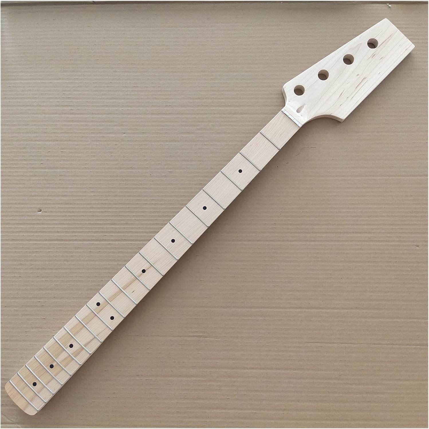 Paddle Head Maple 20 Fret 4 String Bass Guitar Neck Maple Fingerboard DIY Electric Guitar Neck