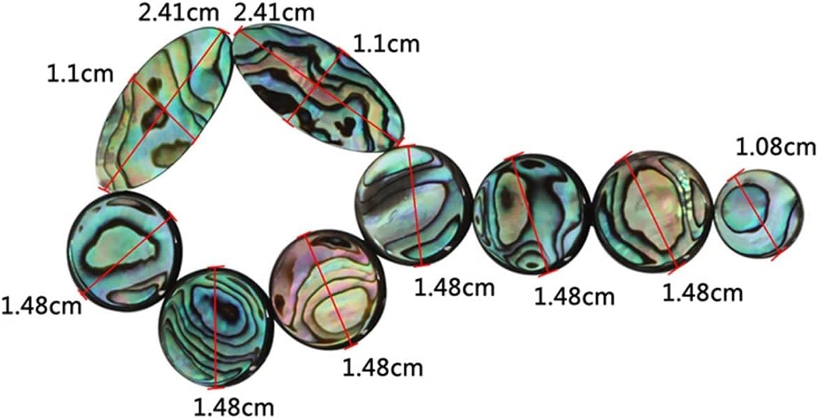 Saxophone Accessories 9 Pcs/Set Saxophone Finger Buttons Woodwind Musical Instrument Accessories Natural Abalone Shell Key