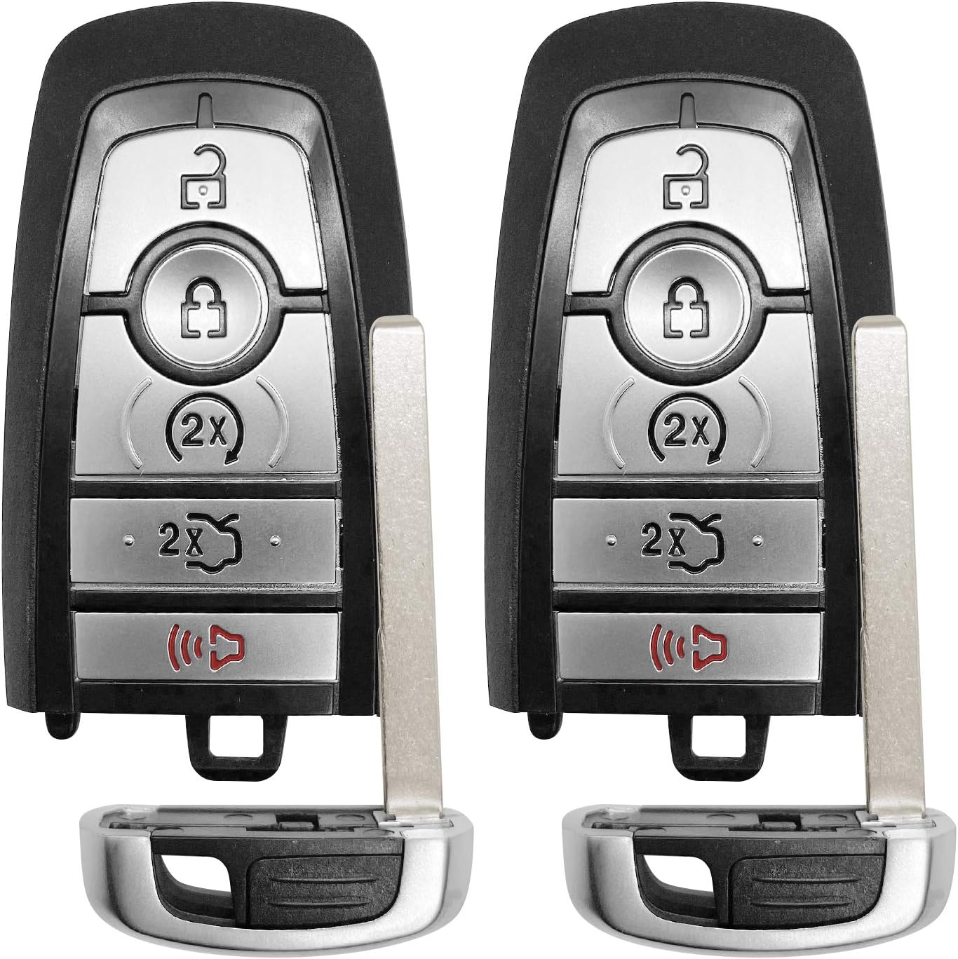 NEW CAR KEY FOB FOR 2017-2020 FORD F150 F-Series SMART KEYLESS REMOTE FCCID:M3N-A2C931426 164-R8166 ;by AUTO KEY MAX (PAIR)