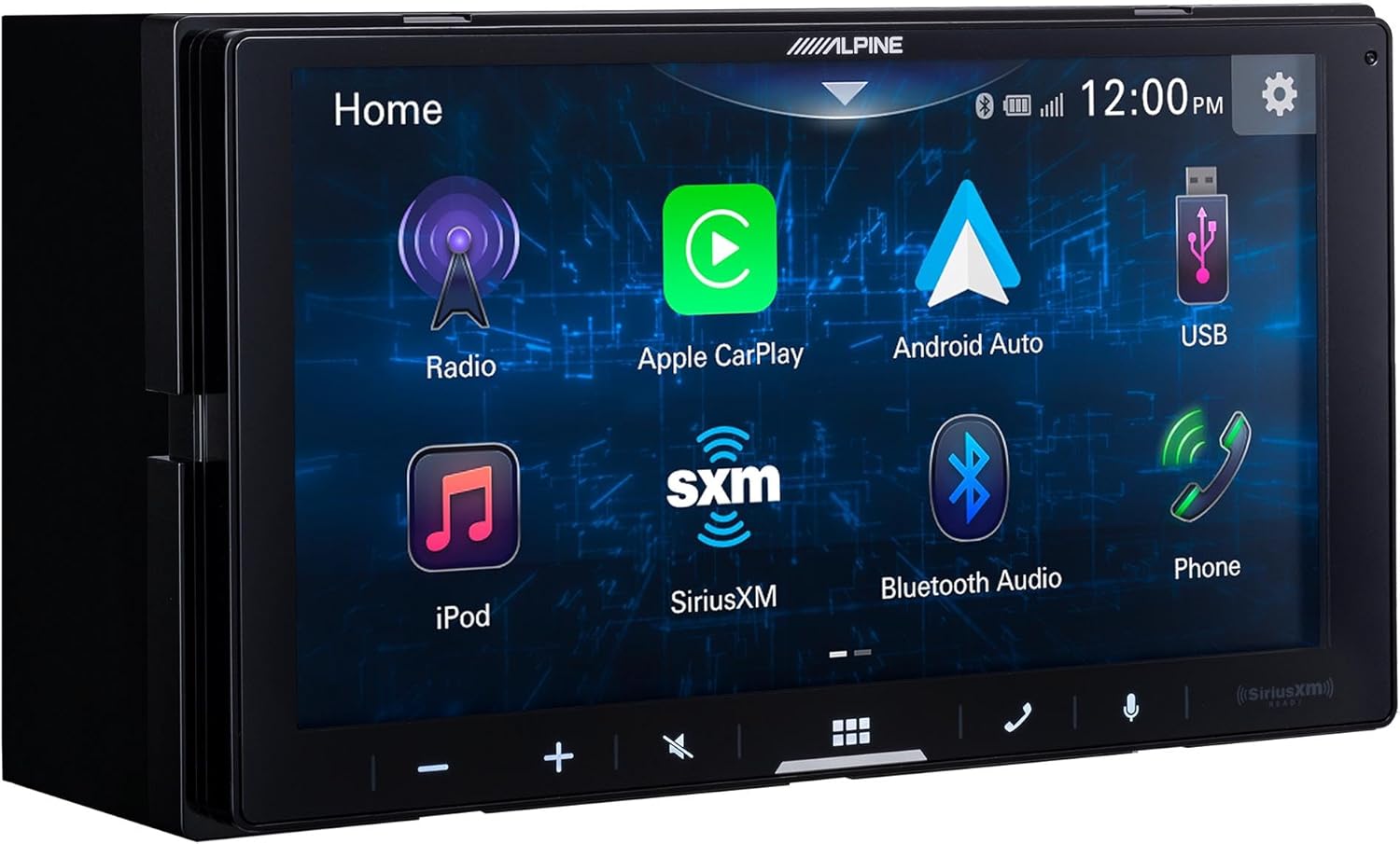 Alpine iLX-W670-M Digital Multimedia Receiver with CarPlay, Android Auto and Maestro Compatibility and SWC Adapter
