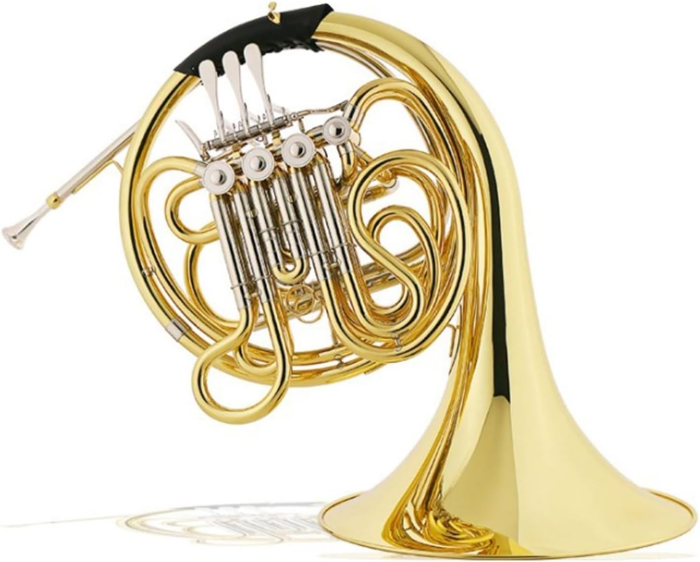 Bb double row 4 keys French horn lacquered gold