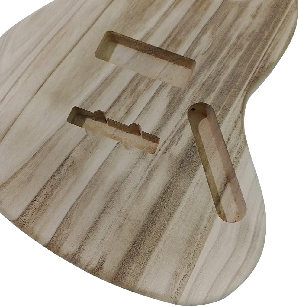 Unfinished Electric Bass Guitar Body forJB Electric Guitar Great