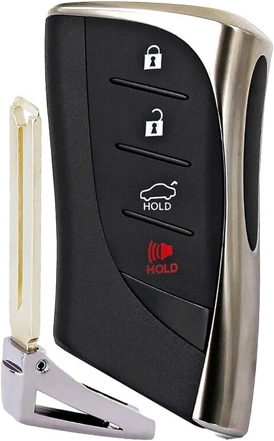 1x New Replacement Proximity Key Fob Remote Compatible with & Fit for Lexus (Read Description) - MPN HYQ14FBF-02 Black