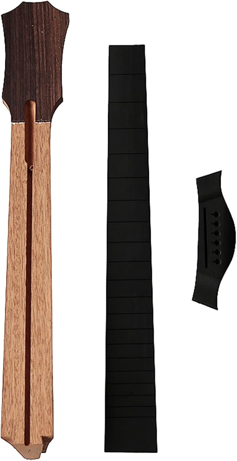 Rosewood Folk Guitar Full Single Finished Barrel Combination Rosewood Back Side Spruce Veneer DIY Guitar Material Unfinished Guitar Body