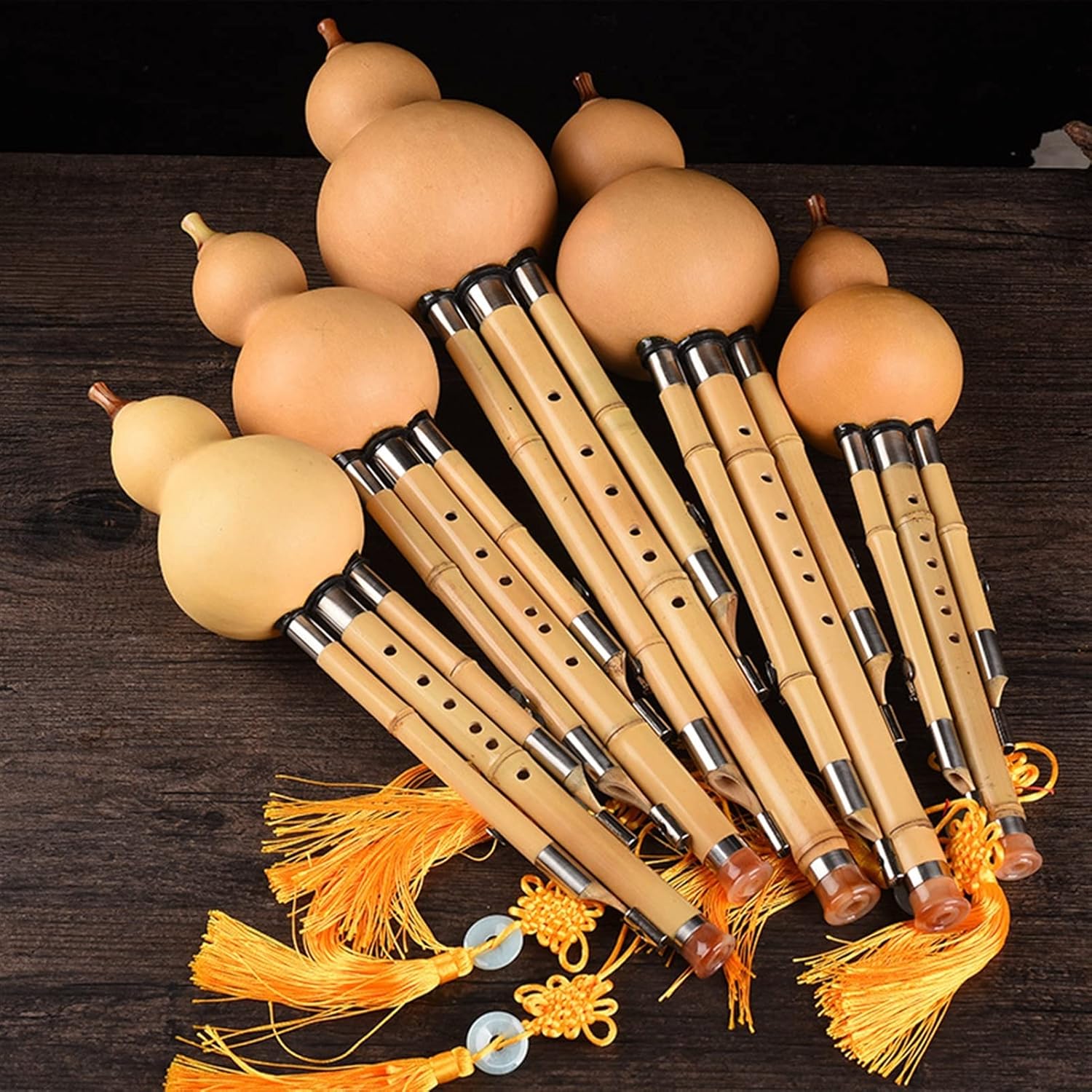 FLFL Hulusi Hulusi Set G, B Flat, Hulusi Wind Instrument