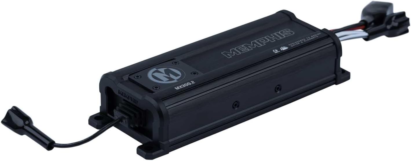 Memphis Audio MX300.2 Powersports 300 Watts 2-Channel Amplifier