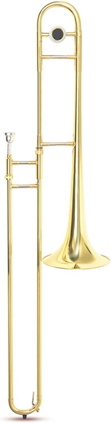 TSTS Professional Bass B Flat Trombone Suitable for Children and Adult Brass Instruments Beginner Trombone
