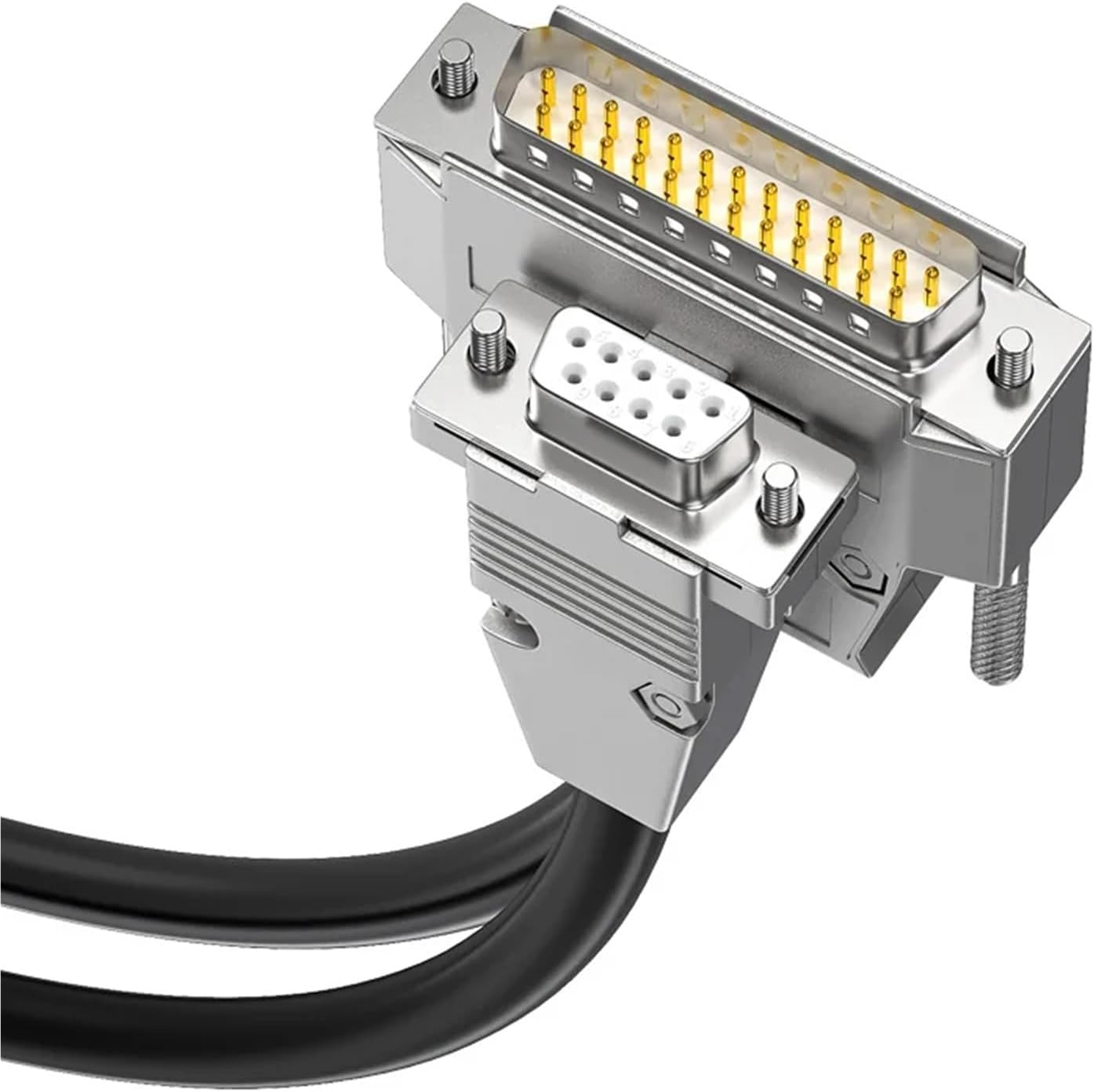 DB9 to DB25 Cable RS232 Female DB9 to DB25 Pin Male Adapter Computer Accessories Cable Serial to Parallel Line DB9/DB25(20m)