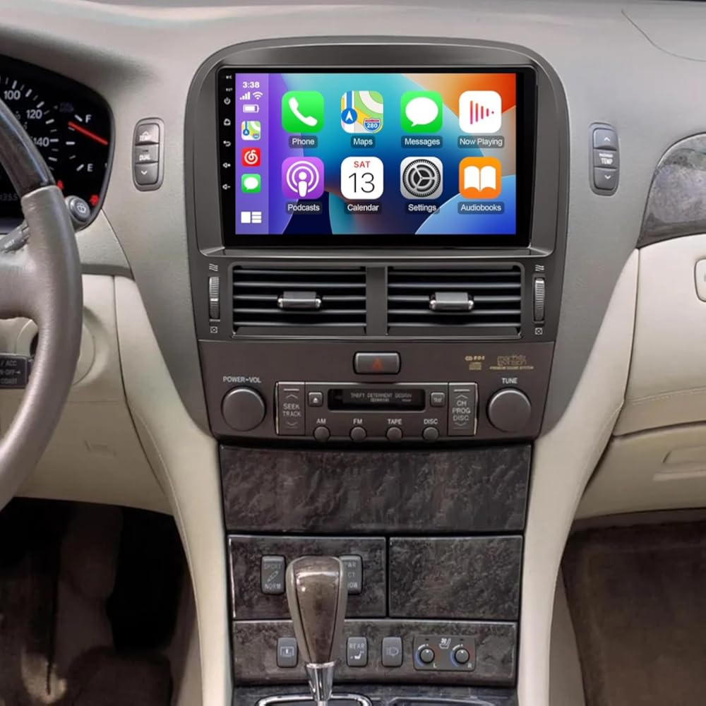 Car Stereo Radio Fit for Lexus LS430 2001 2002 2003 2004 2005 2006, 9