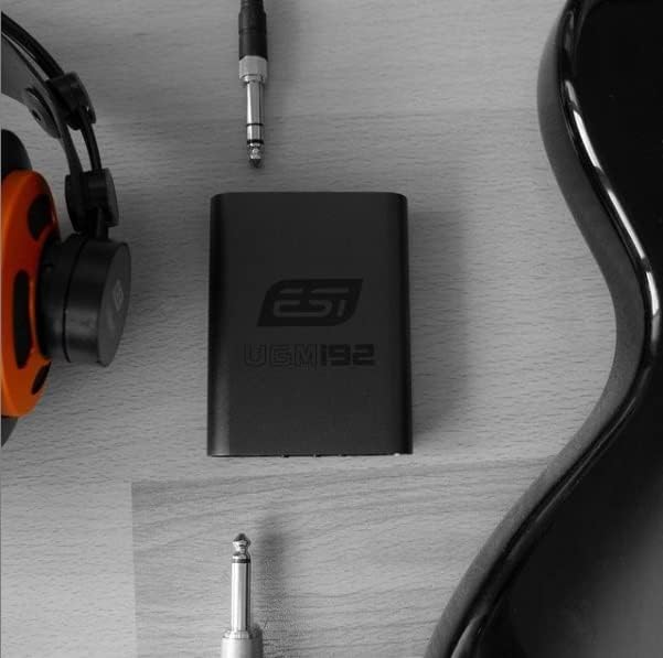 UGM192 Mobile Guitar & Mic Interface: Ultra-Portable, 24-bit/192kHz Quality, USB-C, Hi-Z Input, Phantom Power, for PC/Mac/Mobile