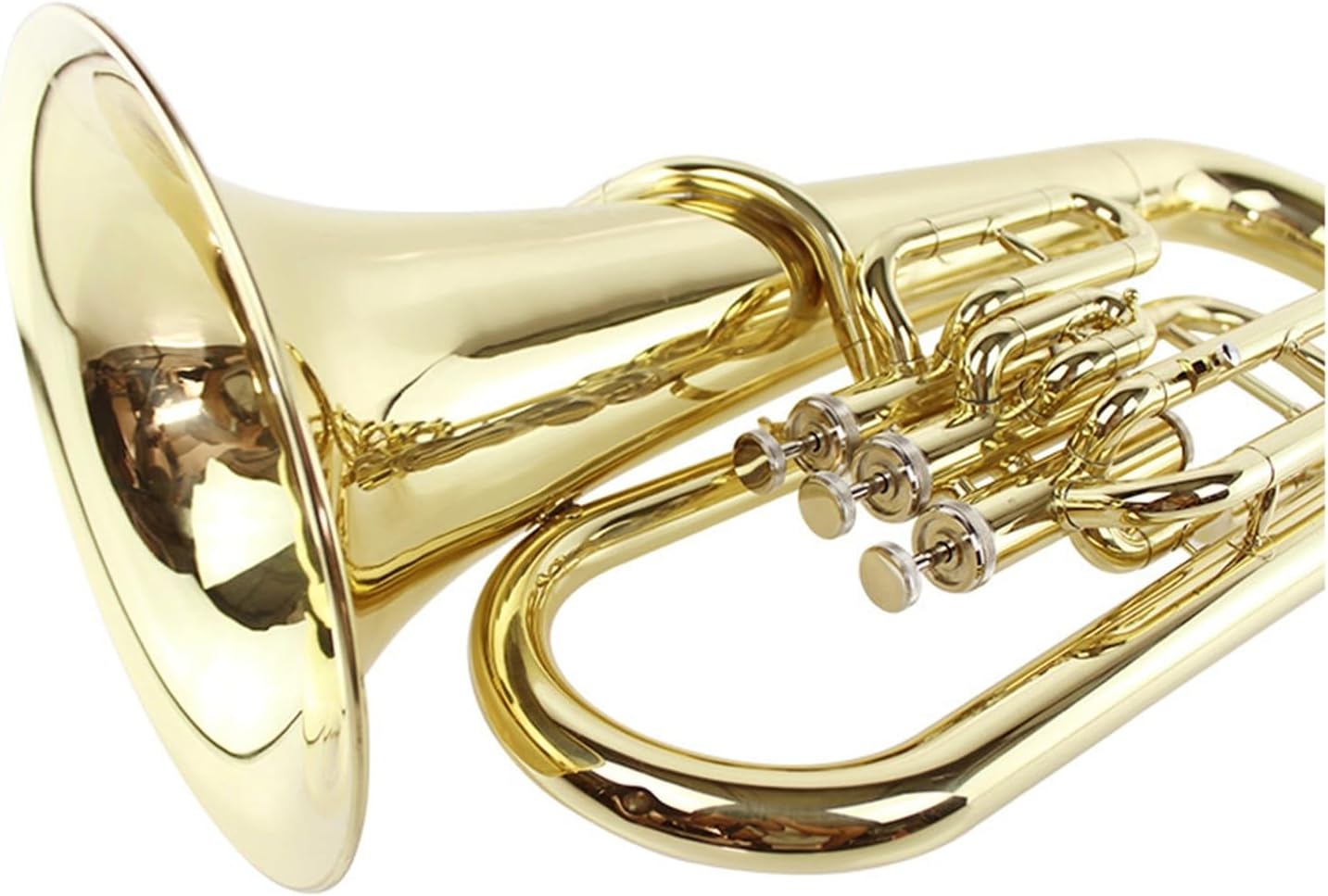 Euphonium in B flat three key instrument suitable for professional performance