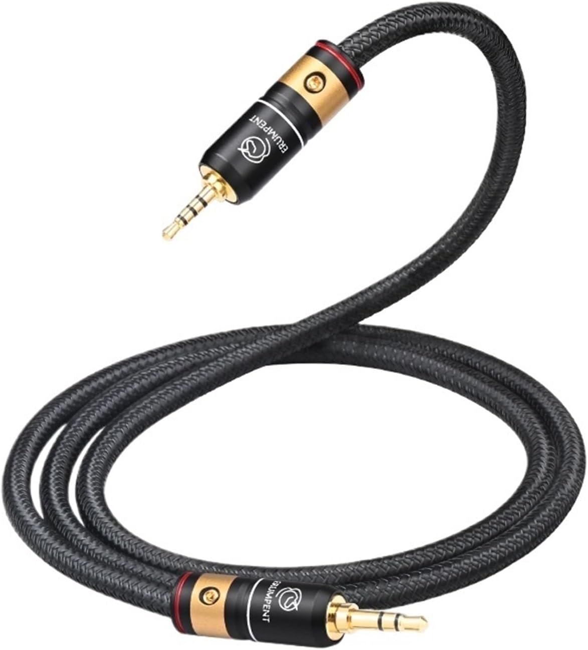 Hi-end OCC HiFi 3.5mm to 2.5mm Audio Cable for Phone Amplifier Dual Shielding Gold Plated Stereo 3.5mm Male to 2.5mm Male Cable(0.5m)