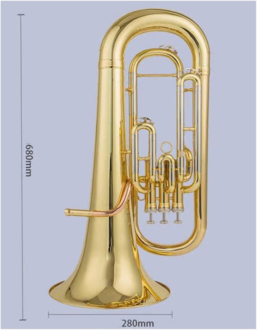 Tenor Horn Euphonium Three Key B Flat Professional Instrument Euphonium All-brass Instrument(2)