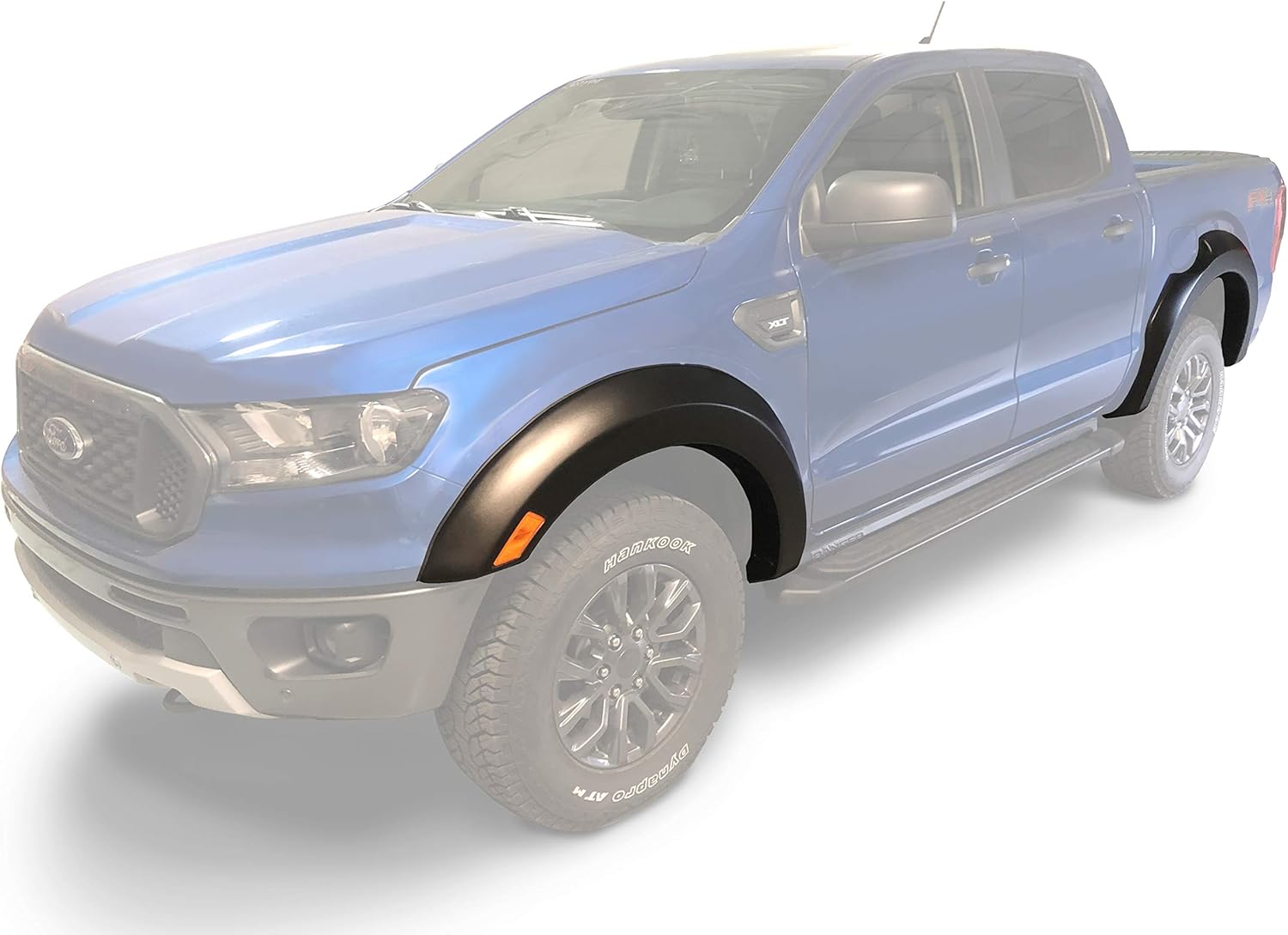 Husky Liners Fender Flares Extend-A-Fender Style | Fits 2024-2026 Toyota Tacoma | Front & Rear, 4-pcs. Black | 2803931