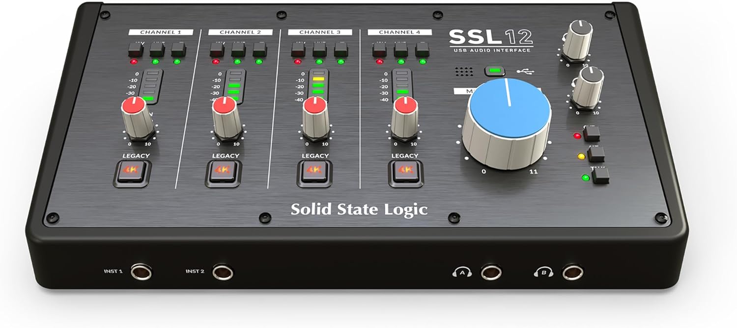 Solid State Logic USB-C Audio Interface 12 12x4