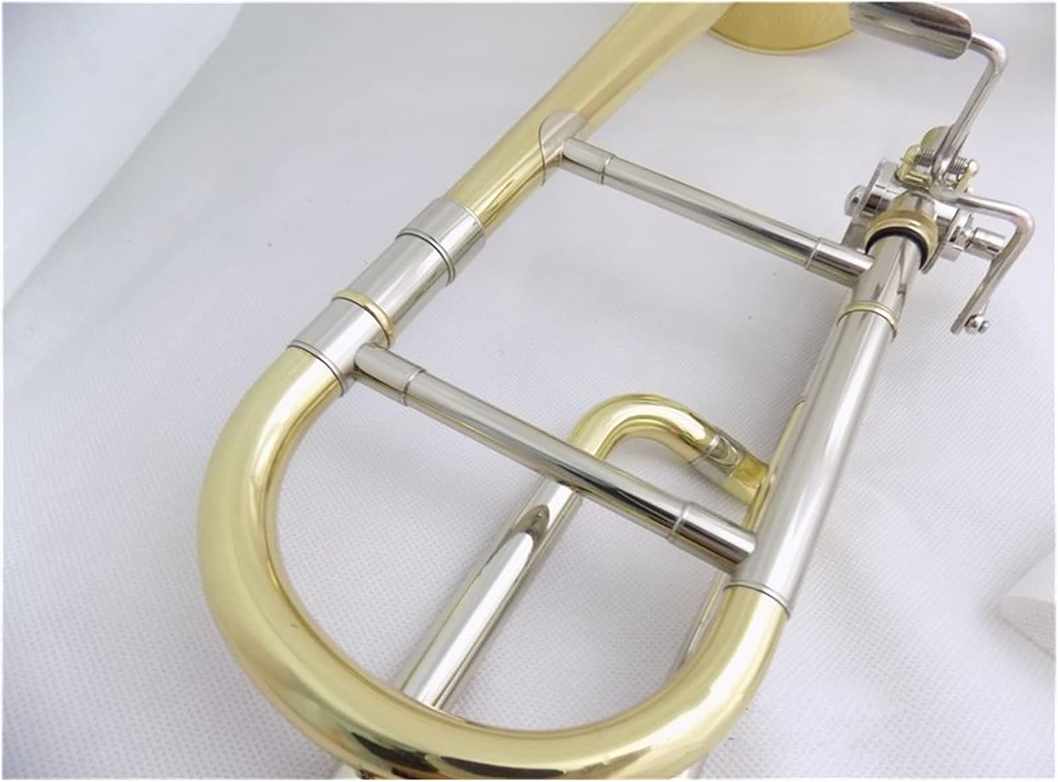 Student Trombone EB Alto Trombone Musical Instruments Children Alto Trombones with Case Mouthpiece Yellow Brass Trombon Trombone Kit