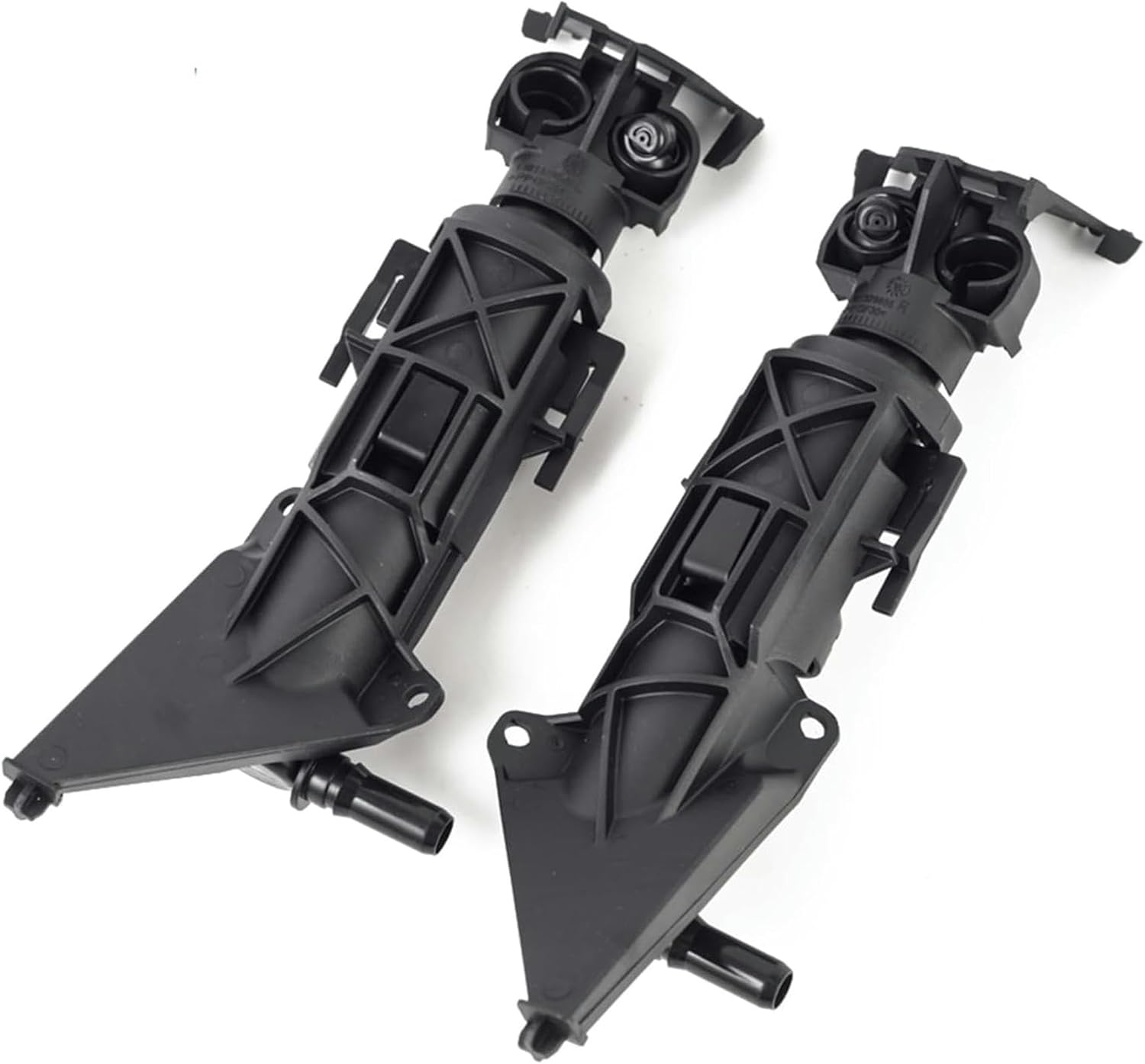 Car Headlight Washer Nozzle 2Pcs Car Headlight Washer Nozzle Head Light Cleaning Jet Pump Water Sprayer OEM No. 61679800913 61679800914