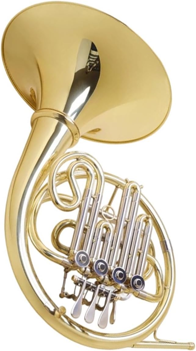4 Key French Horn Single Row French Horn B Flat Split 4 Key Rotary Valve Adult Beginner Performance Full Set Of Accessories