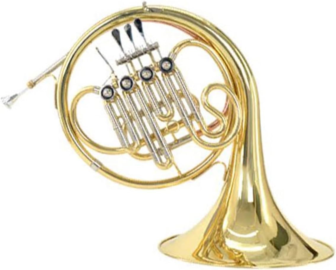 4 Key French Horn Brass Instrument French Horn Integrated Or Split Single Row Four Keys For B Flat Performance(Integrated)