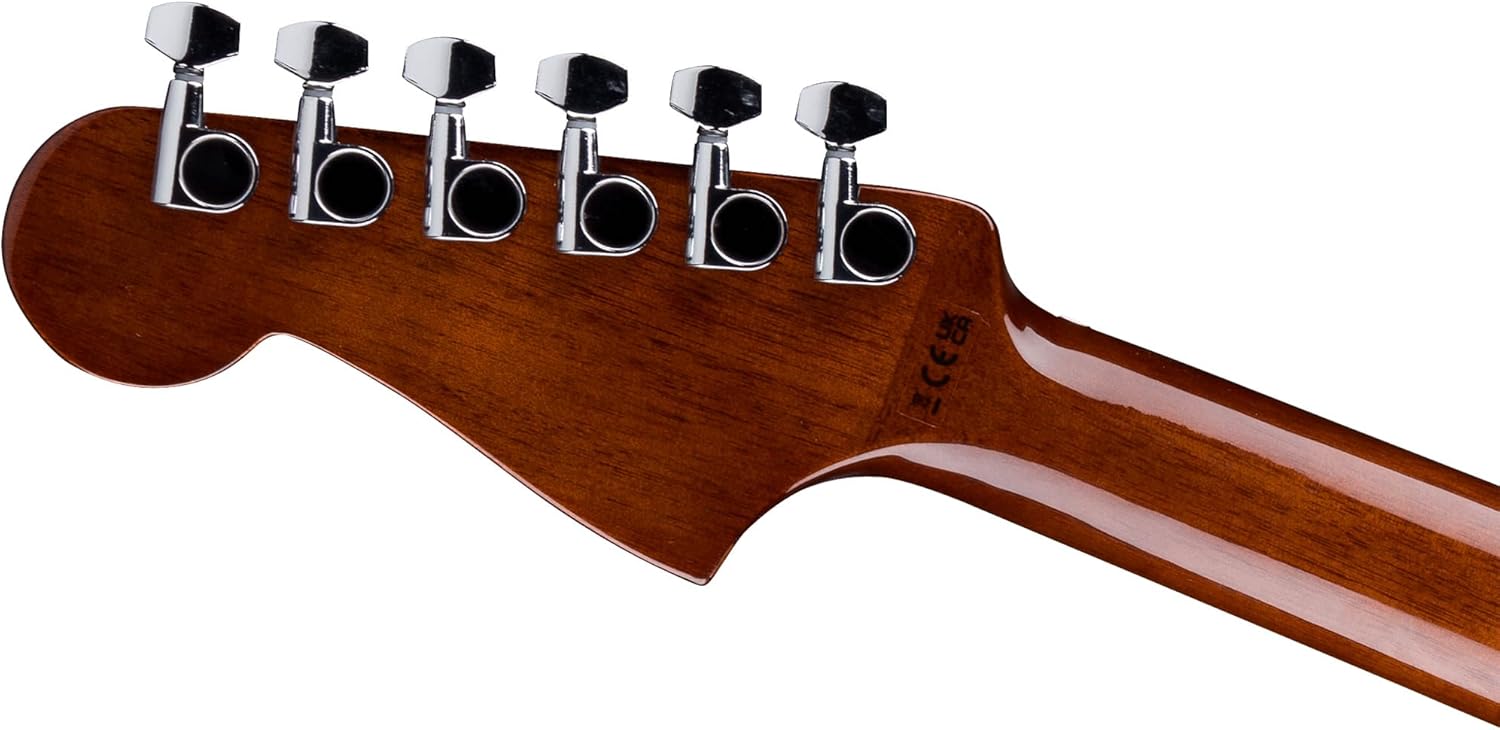 Fender California Standard Redondo CE Acoustic-Electric Guitar - 3-Color Sunburst Bundle with Case, Tuner, Strap, Strings, String Winder, Picks, and Austin Bazaar Instructional DVD