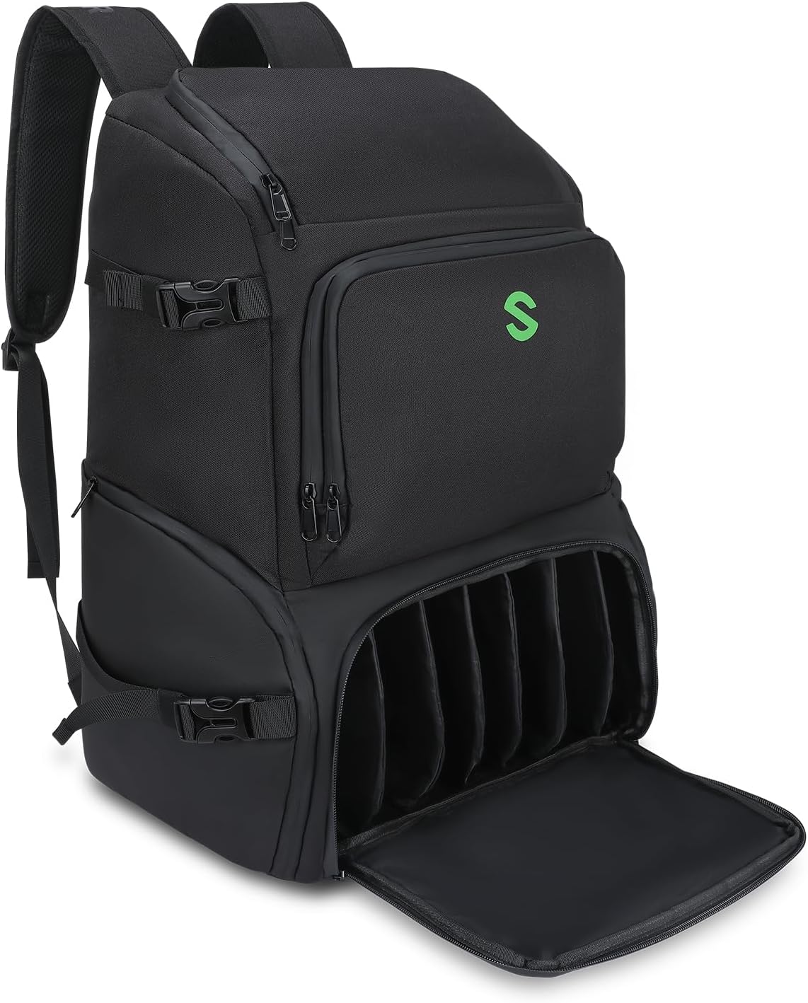 SAVIOUR DJ Accessories Transport Pack - Large Gear Bag for Solo Musicians, DJ Equipment, Mic Stands, and Cables - Durable Gig Backpack