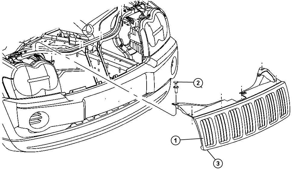 Mopar Performance 55156814AE Grille