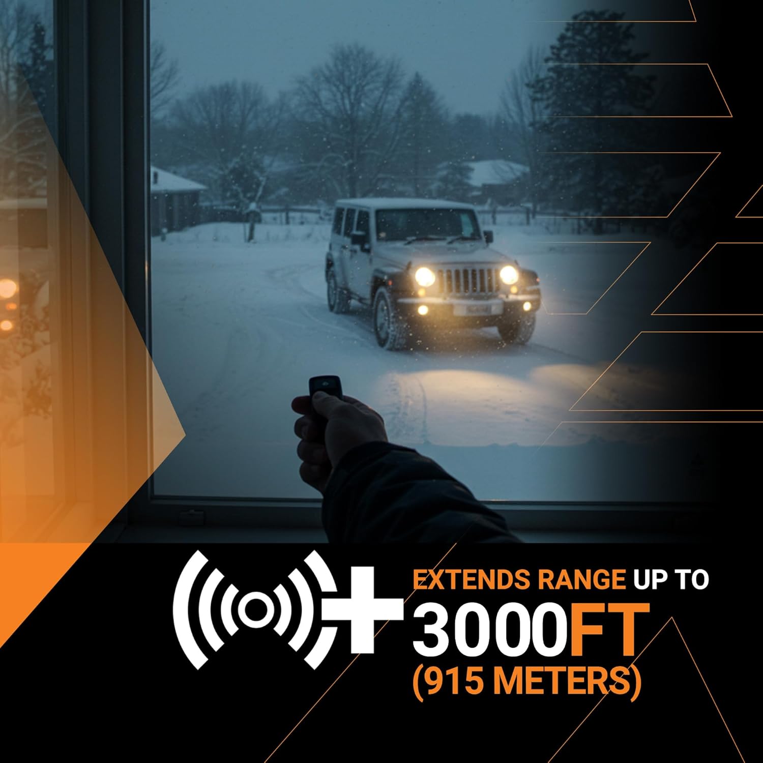 Start-X Remote Starter Kit + 3000ft 2 Way Range Extender for Dodge Challenger (2015, 2016, 2017) Vehicles with Push-to-Start Ignition