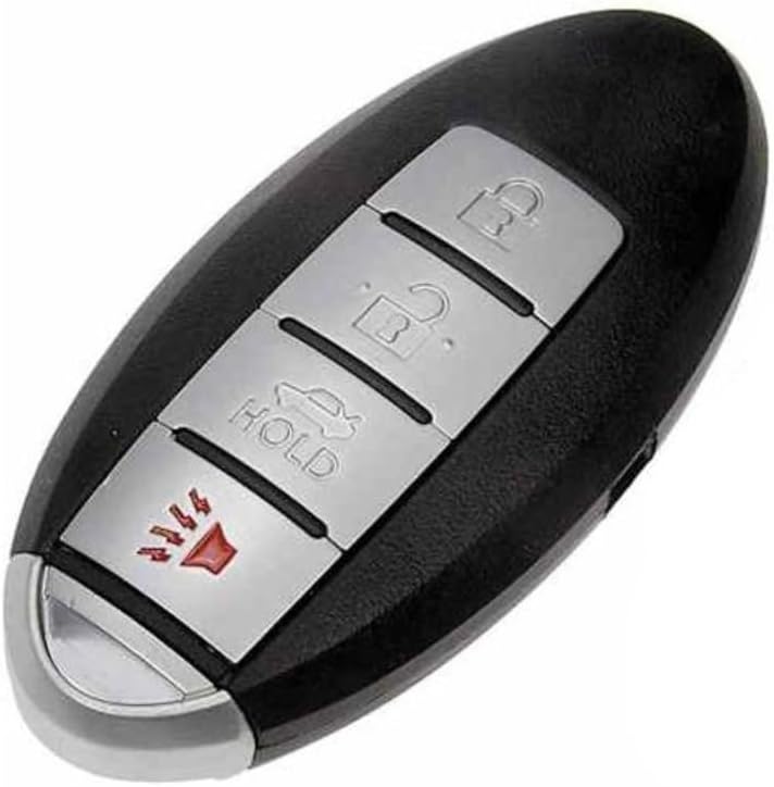 KarParts360 for Nissan Altima 2013 2014 2015 Keyless Entry Remote | Black Color | 4 Buttons | Replacement for 285E33TP0A, 285E3-9HP4B