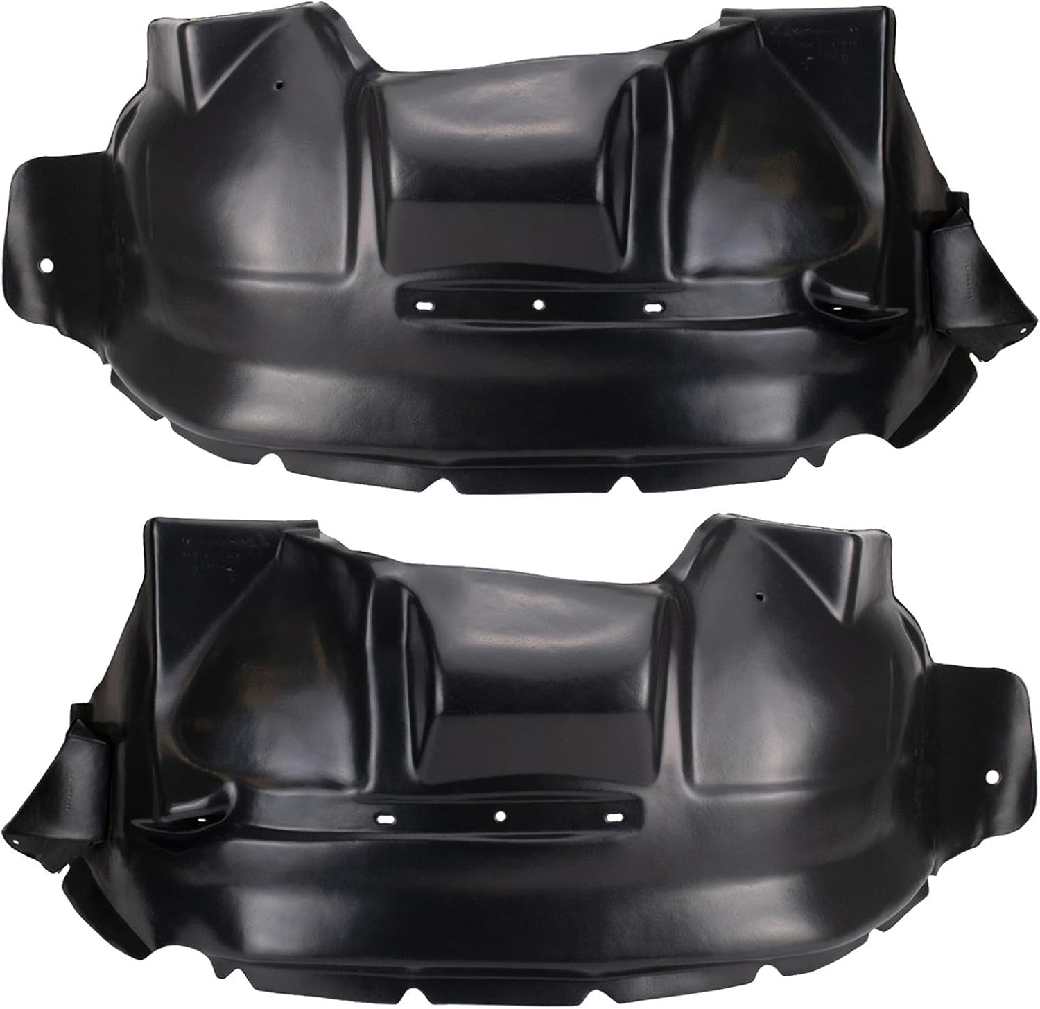 TRQ Inner Fender Liner Set Compatible with 2005-2009 Saab 9-7x SB1250100 SB1251100
