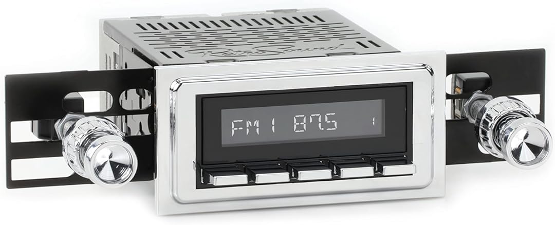 RetroRadio Compatible with 1964-65 Oldsmobile Cutlass Features Include Bluetooth, USB, AM/FM HBC-M2-112-04P-74PO