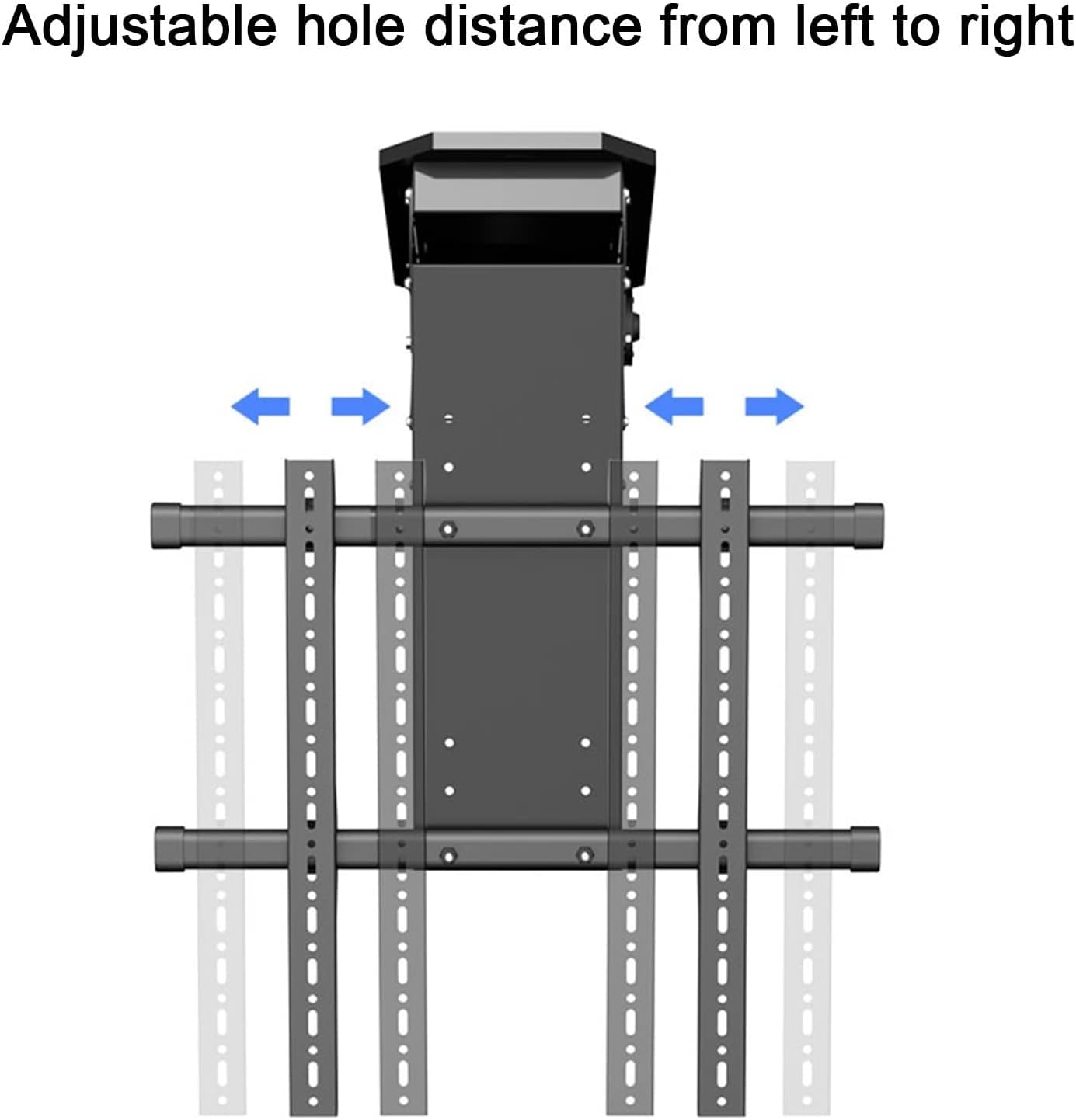 0-85° Flip Down Motorized Tv Mount - TV Wall Mount Motorized Ceiling TV Mount, Hidden Drop Down TV Lift, Monitor Bracket, Remote Control Electric Mounting Bracket, Fits 50-90 Inch TV